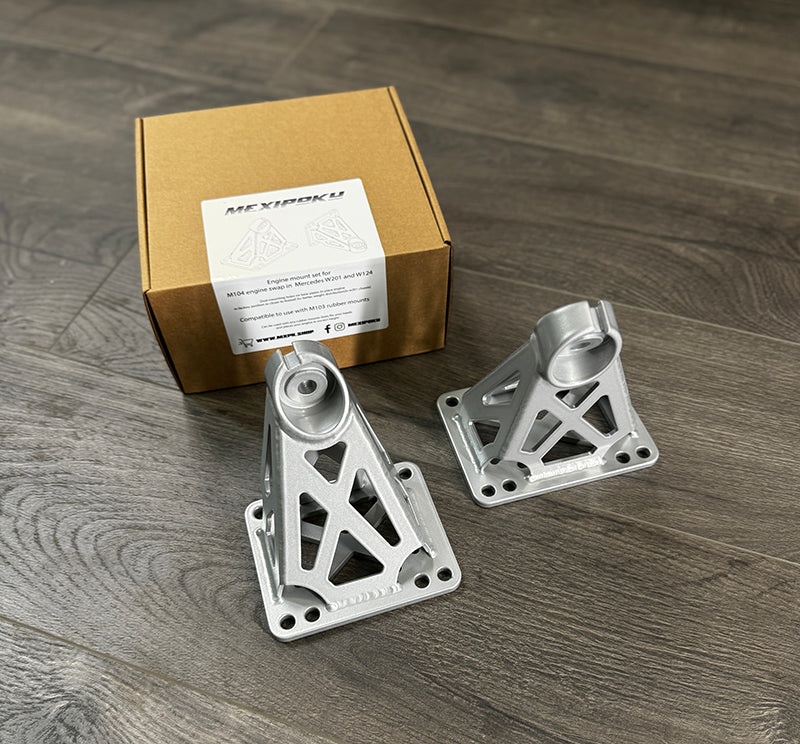 W201/W124 6cyl M103/M104/om603/om605/om606 swap engine mounts