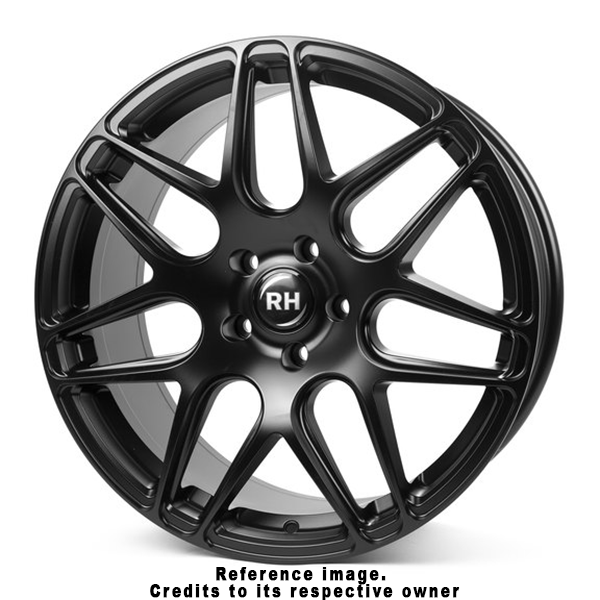 RH 58 mm black plastic