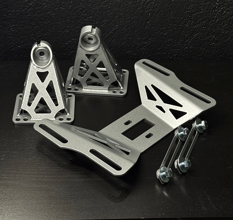 Mercedes W201 5 & 6cyl swap engine and 716 6speed gearbox mount set